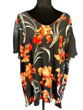 Cato Flutter Sleeve Blouse